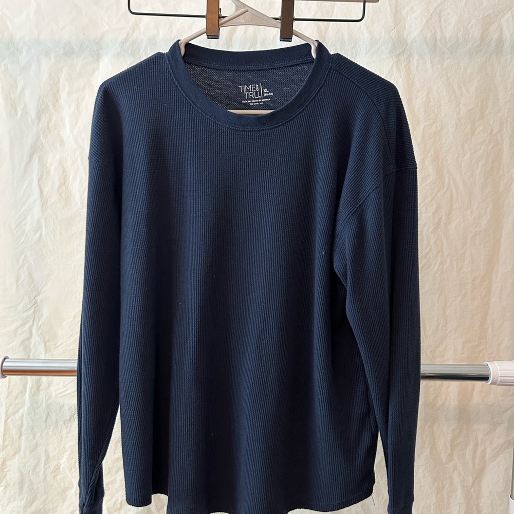TIME & TRU — Long Sleeve Shirt, XL